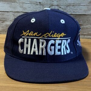 Vintage San Diego Chargers 'The Game' Snapback Script Hat Team NFL AFC